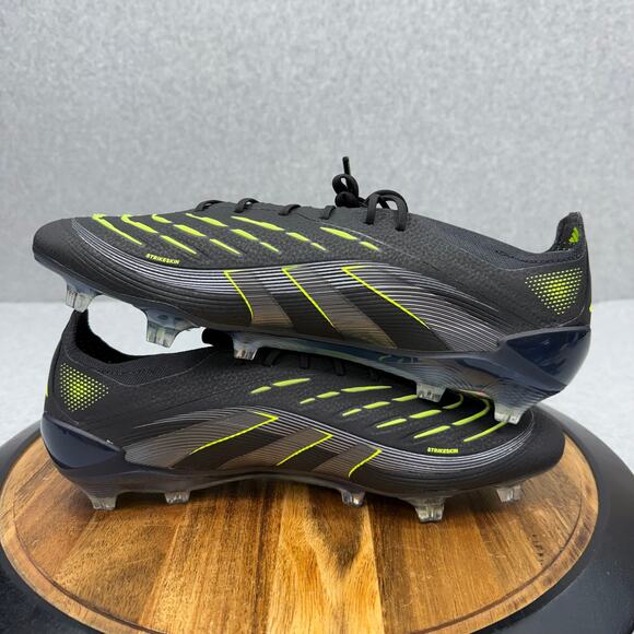 Adidas Predator Elite FG Soccer Cleats Men\'s 12 Electric Stealth Pack JI1085